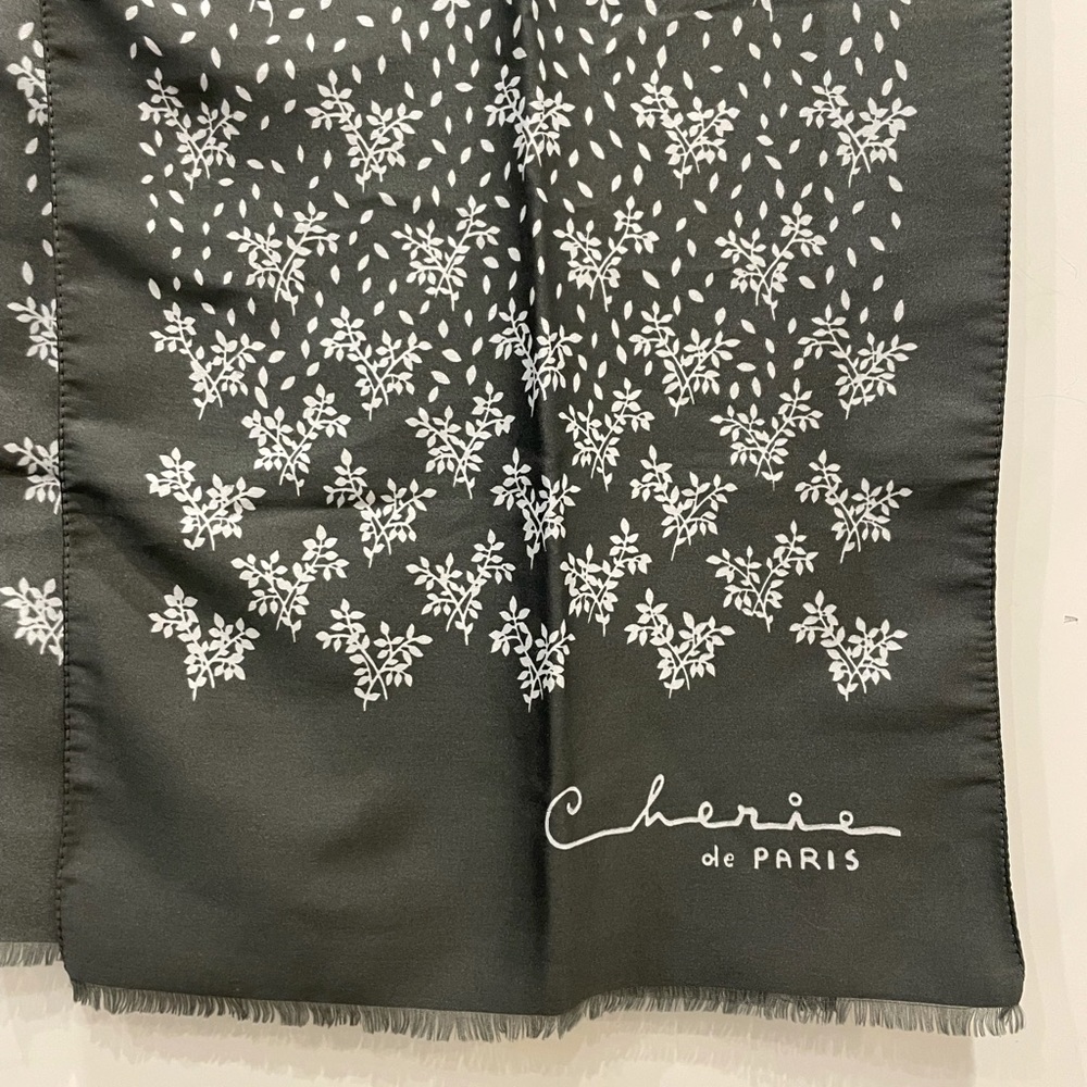 French silk scarf